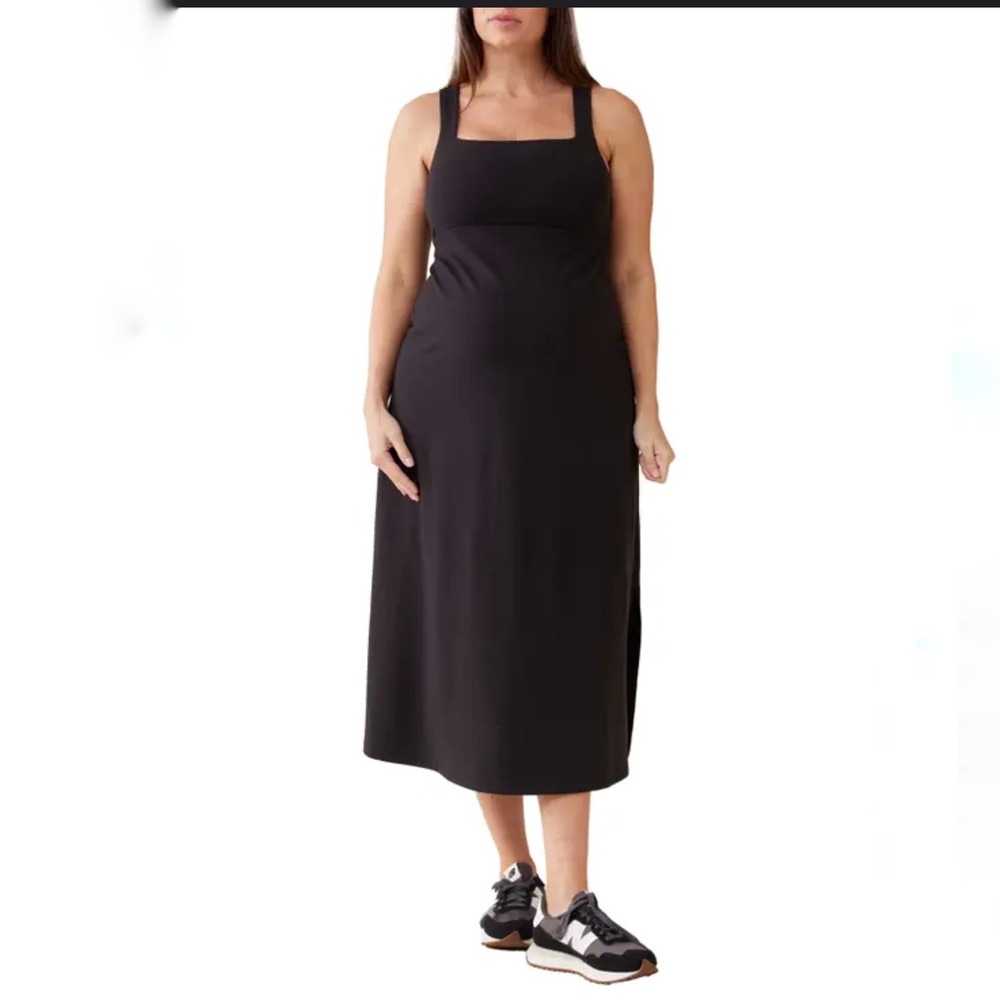 Isabel Ingrid Isabel Black Sleeveless Midi Dress Plus Size‎ XXL Tank Dress